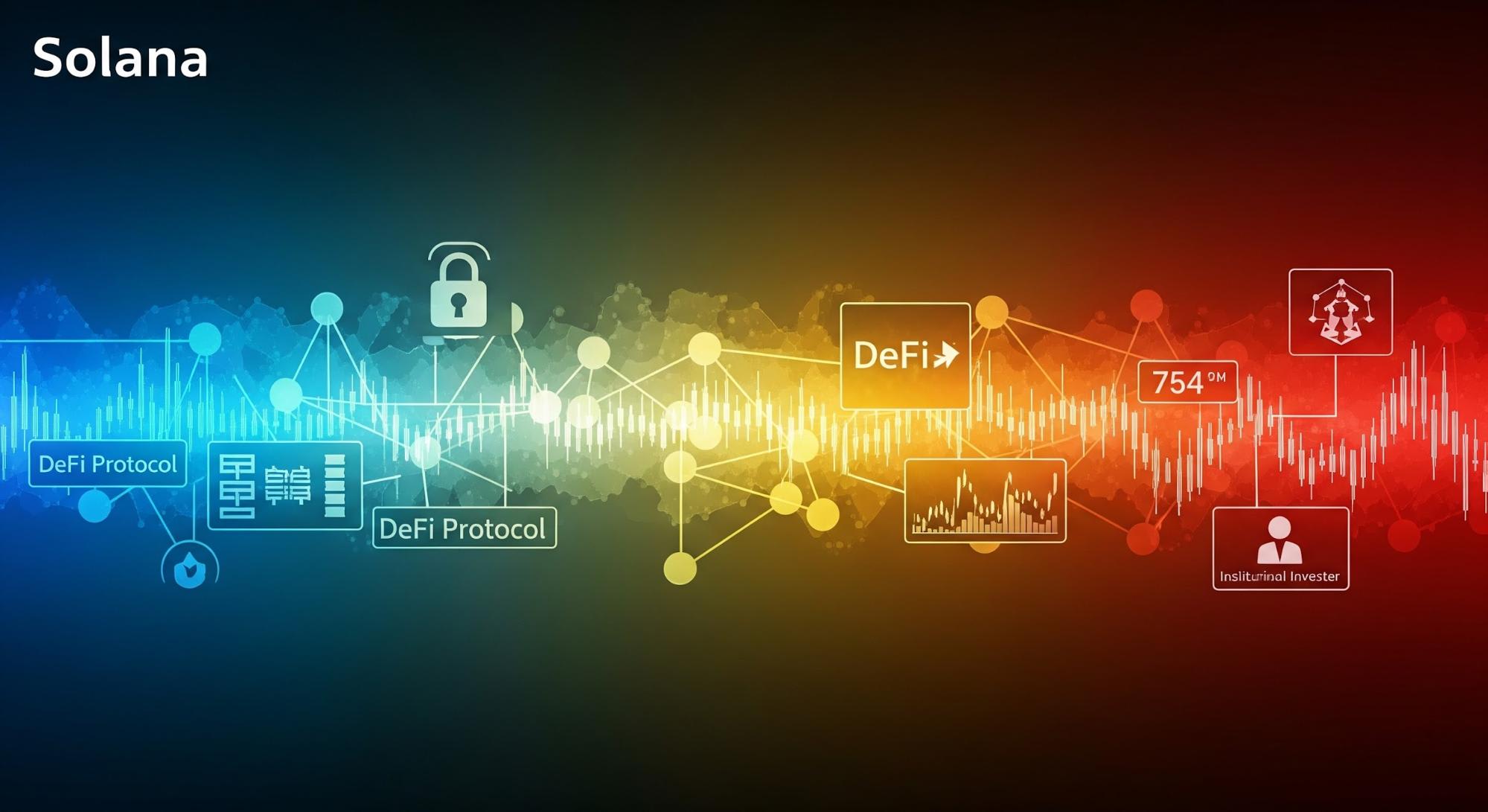 Visualization of a cross-chain bridge under cyber attack with assets flowing between blockchains and key vulnerabilities like smart contract bugs, oracle manipulation, and multisig compromise highlighted. Conceptual DeFi security risk illustration, 2024.